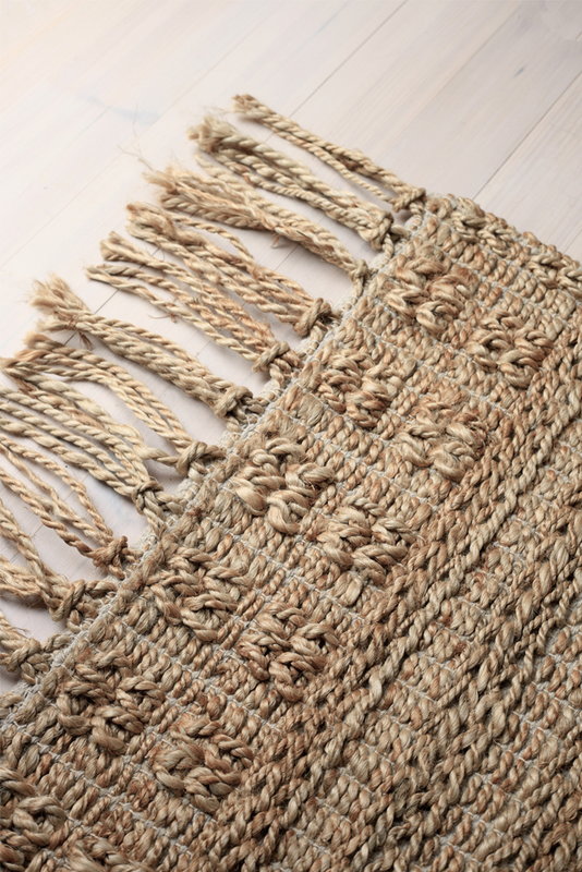 Roots Living Wicker rug, natural Finnish Design Shop
